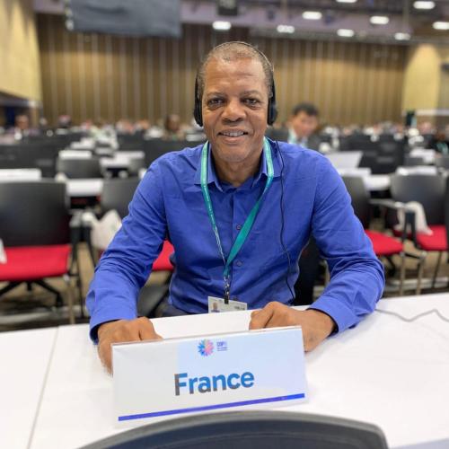 Le Président du Parc Ferdy Louisy à la COP16